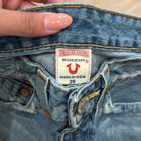 Vintage Y2K True Religion Lady Godiva Embroidered Jeans - Picture 5 of 6